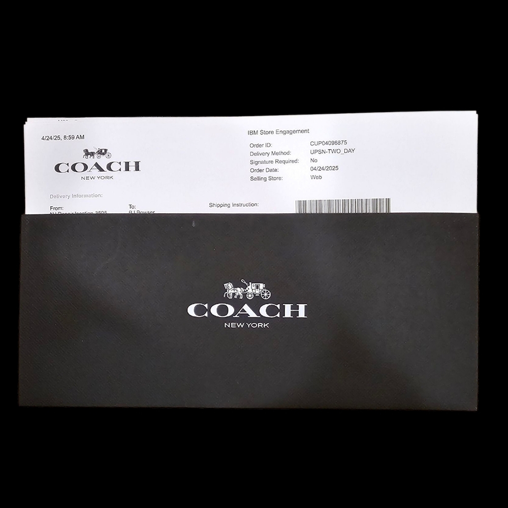 COACH 1941 Rogue Brief Briefcase in Dark Sienna Natural Glovetanned Leather NWT - Picture 8 of 11